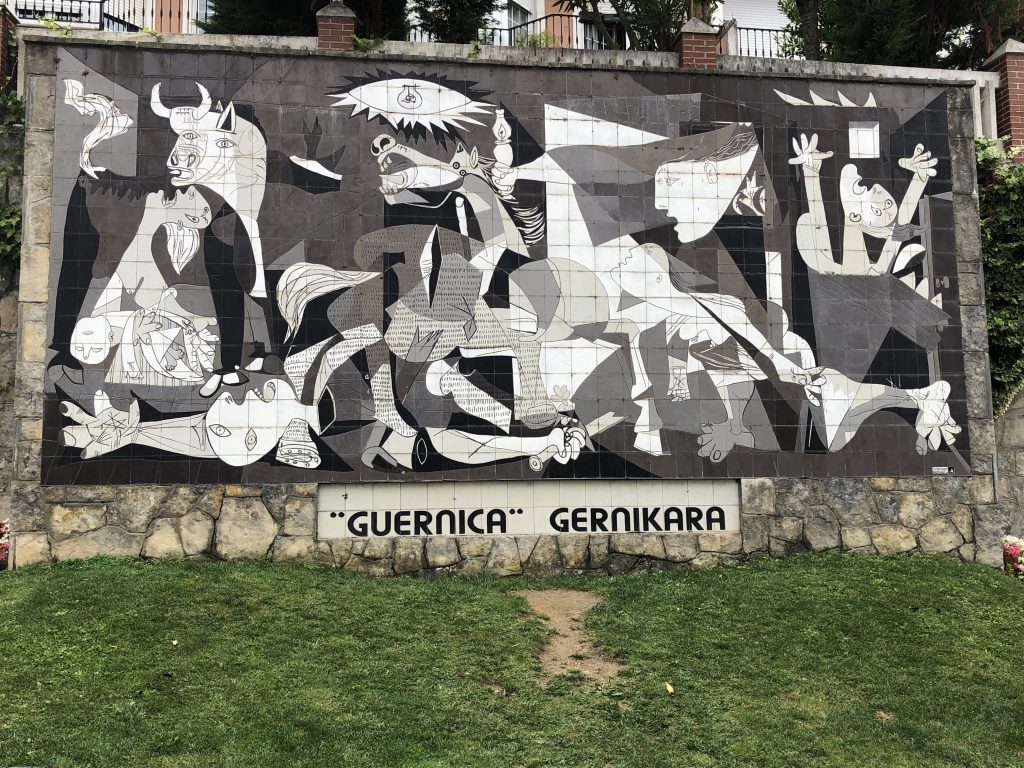 Representación de El Gernika de Pablo Picaso