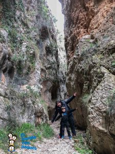 Entrada al barranco de los trancos