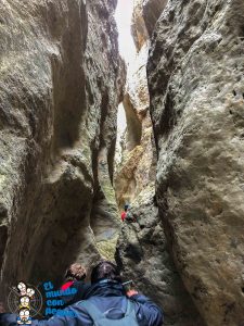Los pasos por el barranco Los Trancos