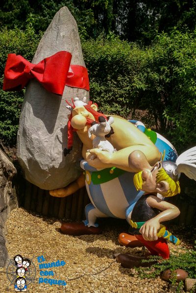 Asterix y Obelix en el parque Asterix